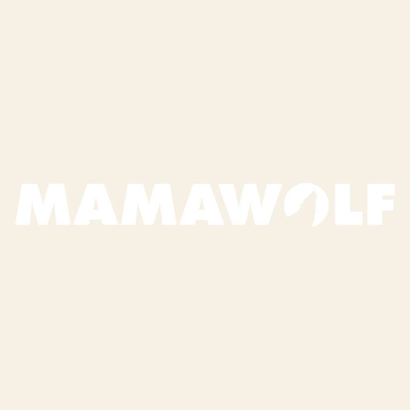 Mamawolf white lettering