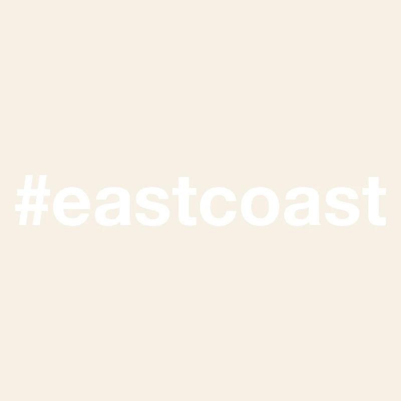 Hashtag de la côte est