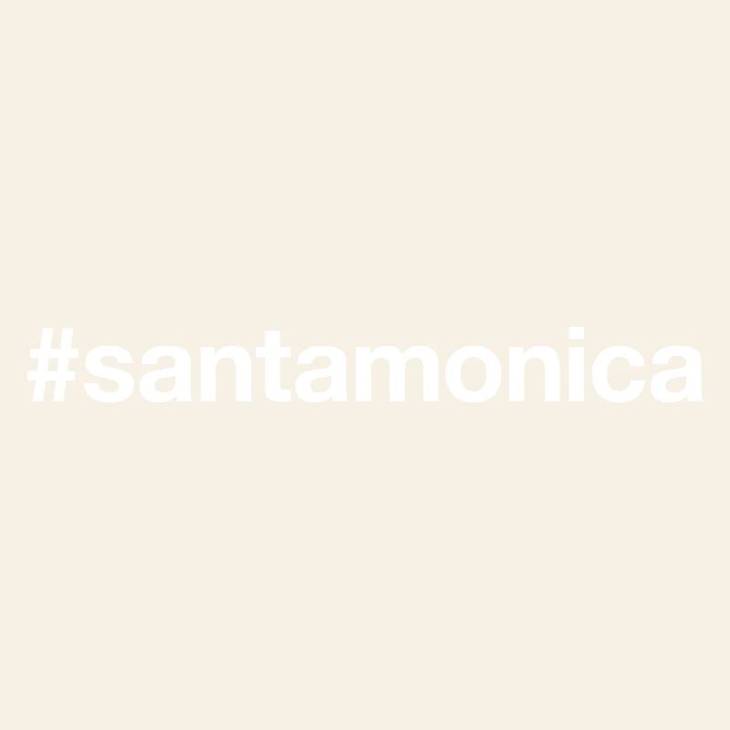 SANTA MONICA Hashtag