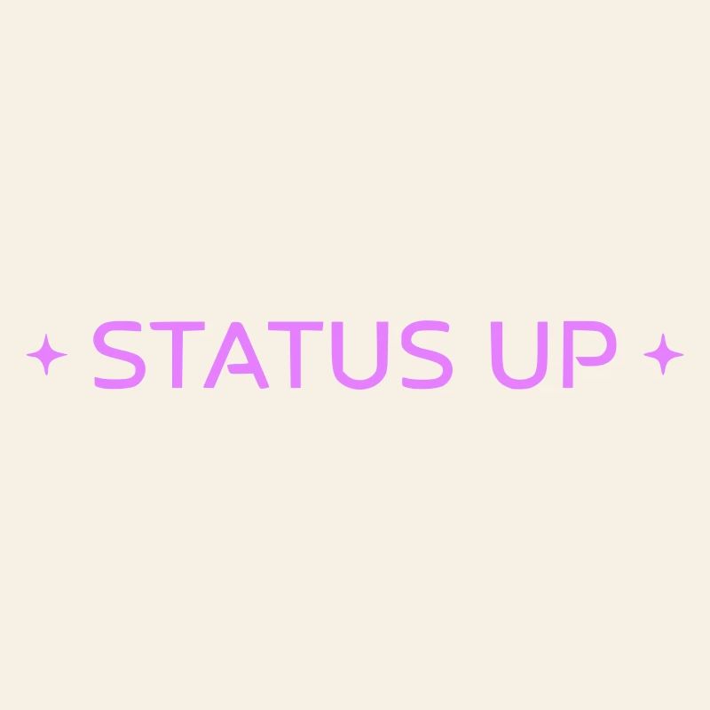 Status Up Level Up Gaming Text Vektor