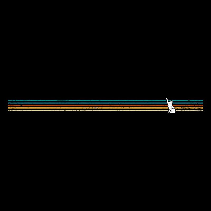 Silhouette de lapin rayé