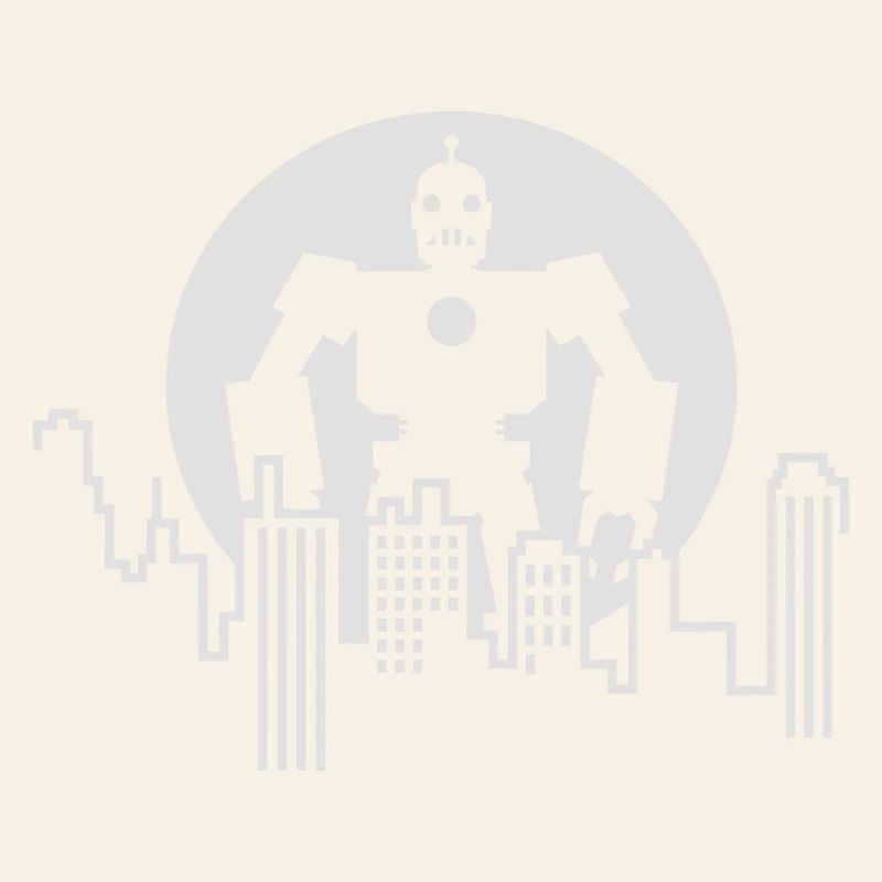 Robot Skyline – Sci-Fi Android Silhouette Shirt