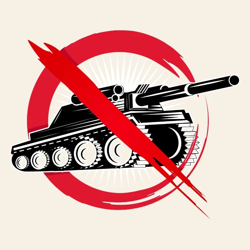 Véhicule Panzer barré - Pas de guerre -
