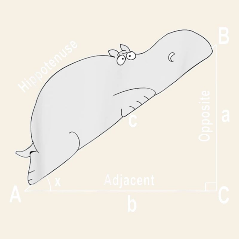 Hippo Math Math Chemise drôle drôle de professeur