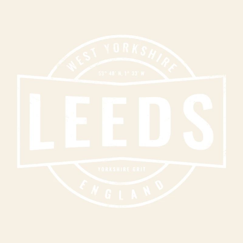 Leeds England Stempeldesign