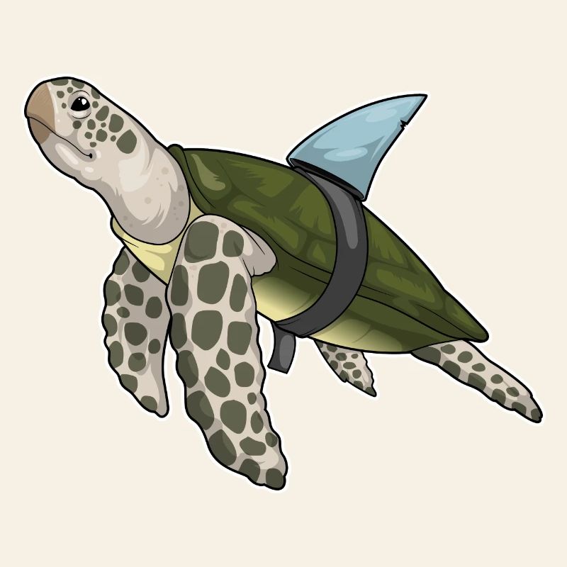 Turtle Shark Fin