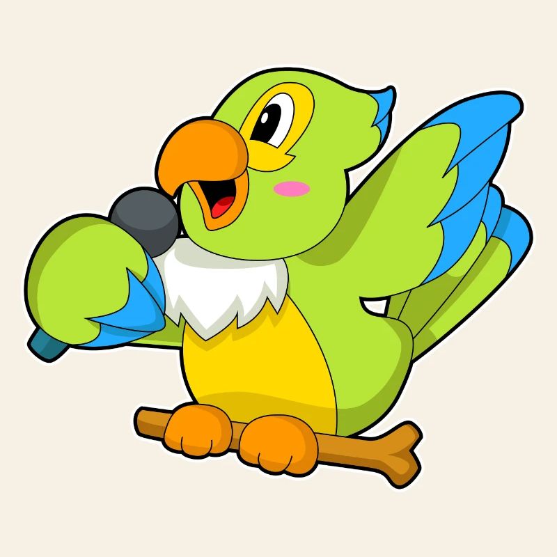 Parrot Singer Microphone