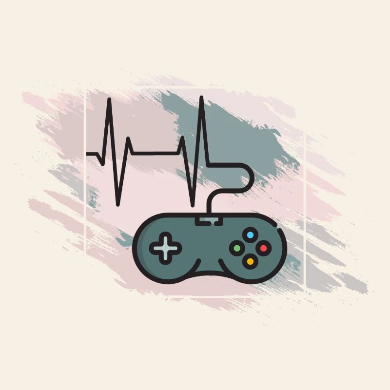 Herzschlag Gaming Controller Retro