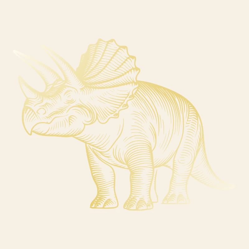 Triceratops Dinosaur Drawing