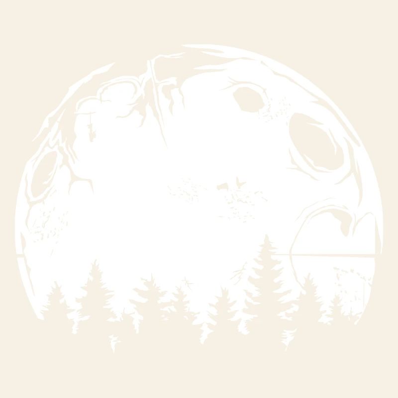 Forest Moon Tree Space Space Symbol Logo icon