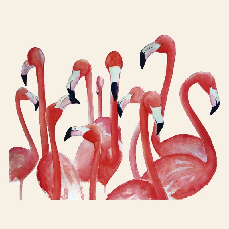 Ensemble d’aquarelle Vivid Flamingo