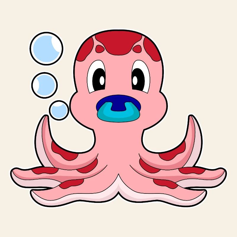 Sucette Octopus Baby