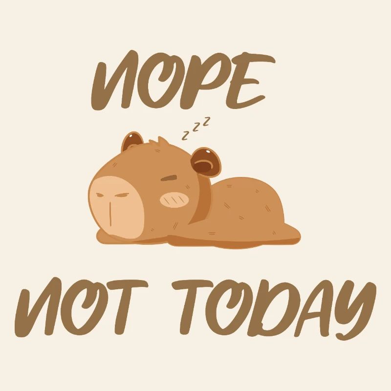 Non, pas aujourd’hui capybara