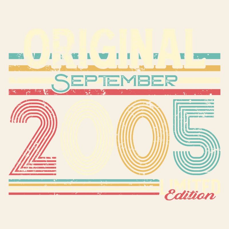 Septembre 2005 Graphique original limité