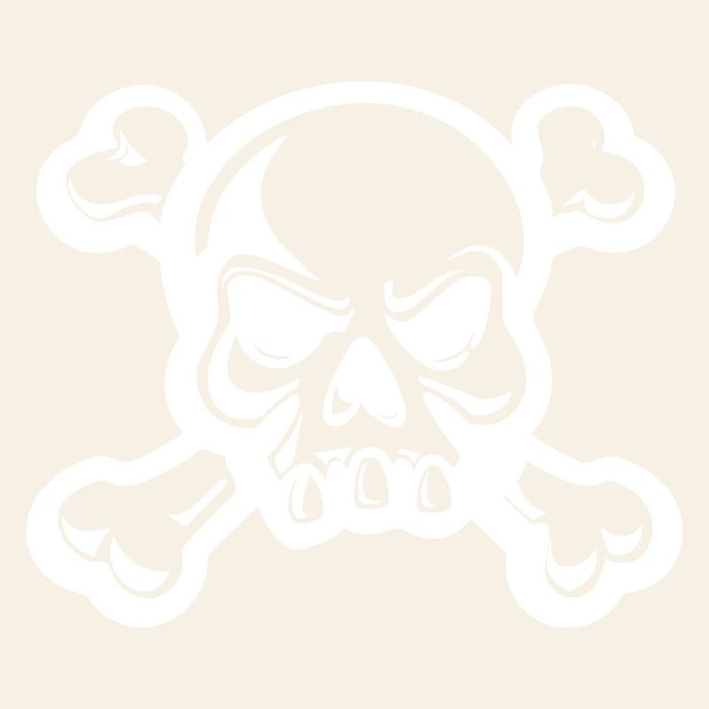 skull skeleton bones symbol