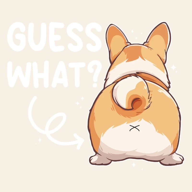Devinez ce que dit Corgi Butt