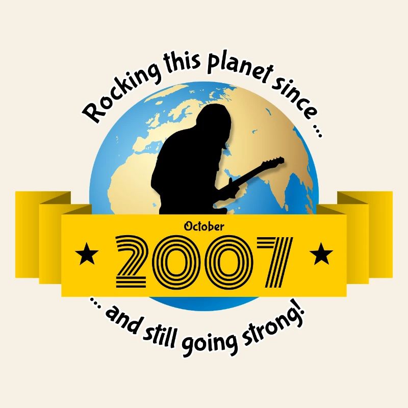 18. Geburtstag Rocking this planet since 10/2007