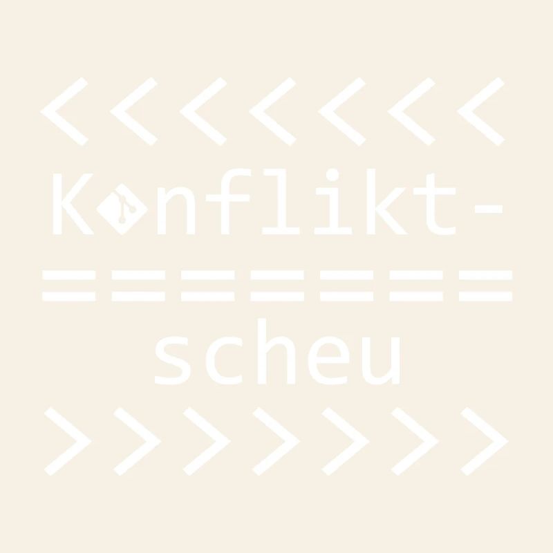 Conflict Aversion Git Nerd Shirt