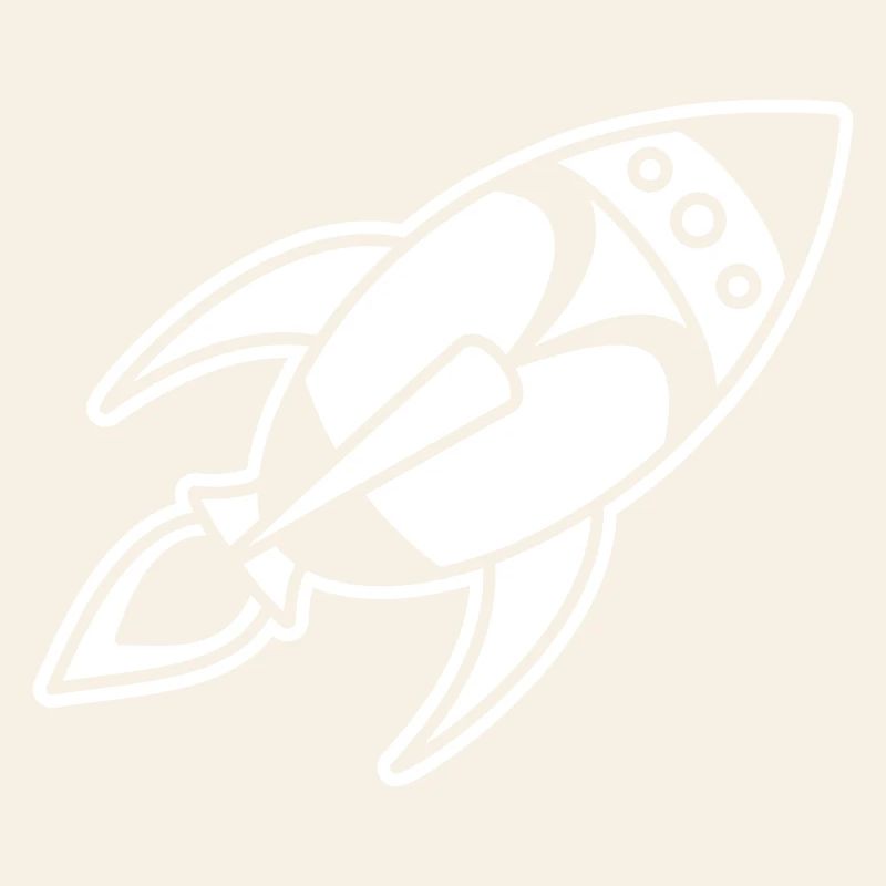 Retro Space Rocket – Space Spaceship Design