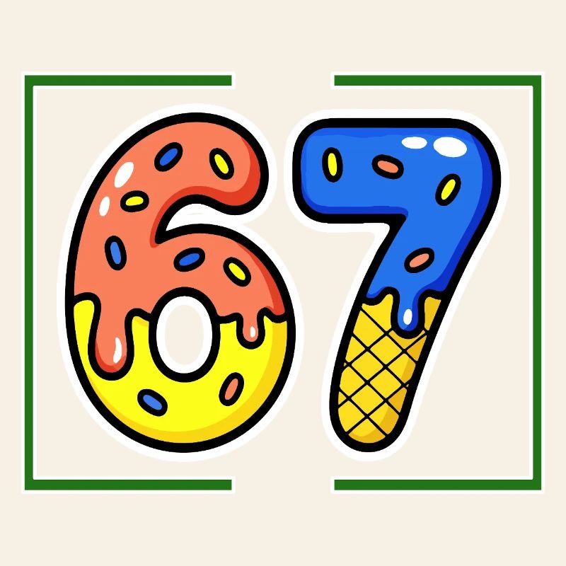 Siebenundsechzig, 67, 6, 7