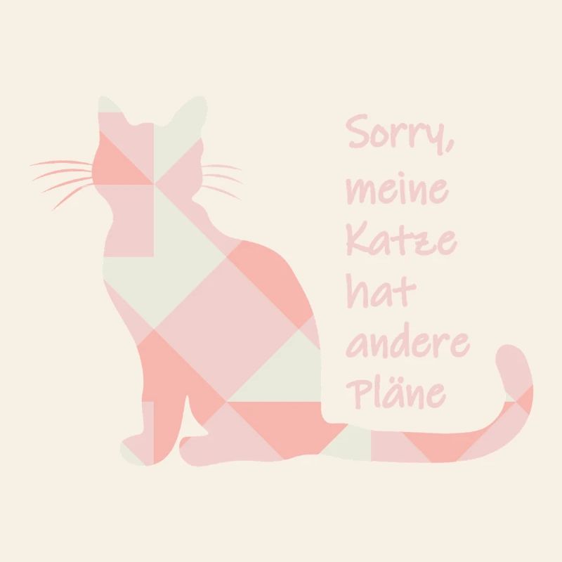 Chat disant - Désolé, mon chat a d’autres projets