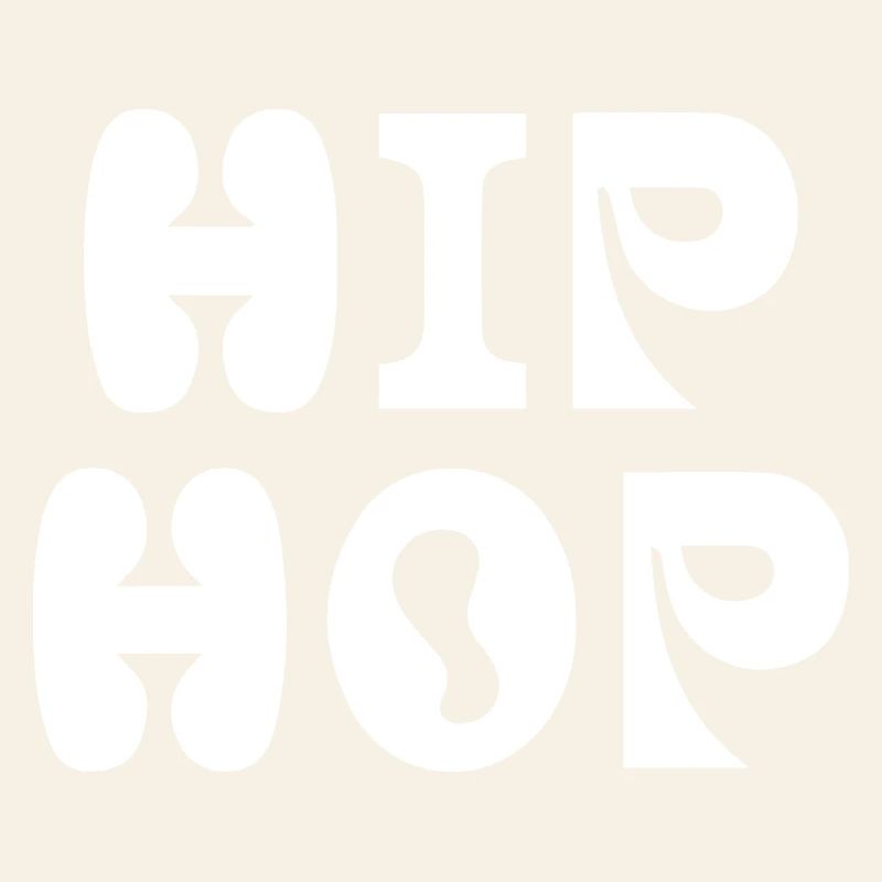 Bold Hip Hop Typographic Crest