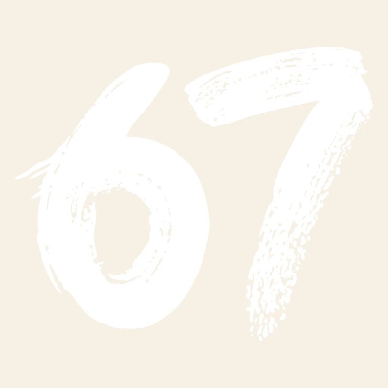 67 Weiße Farbe