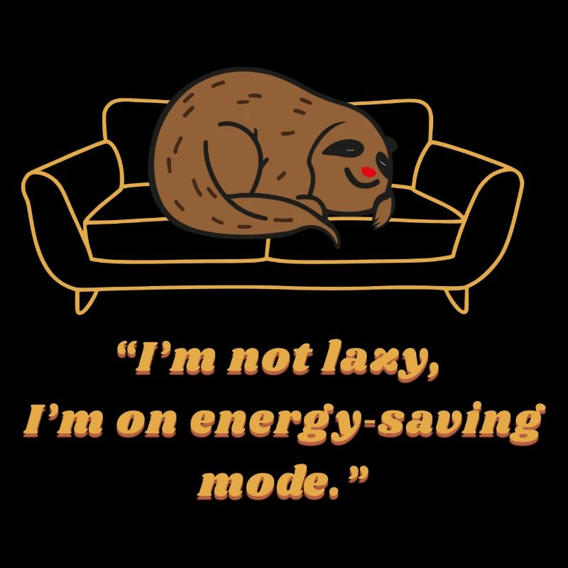 Sloth Energy-Saving Lounge Tee