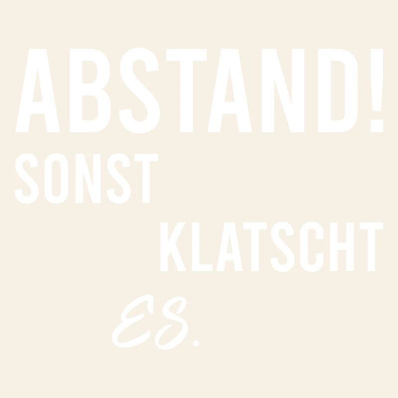 Distance otherwise it will clap