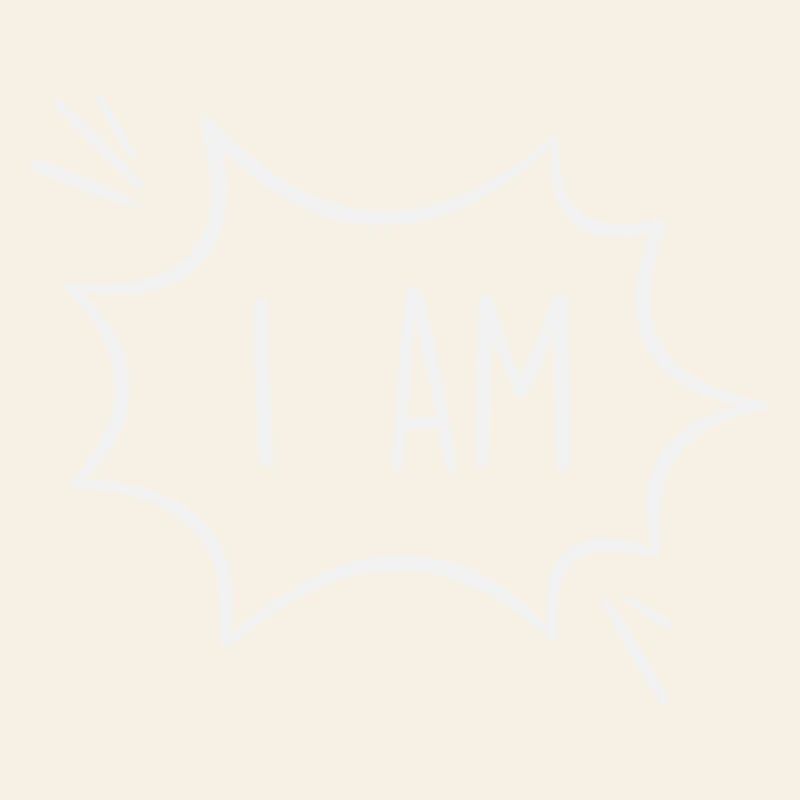 Ich bin: Kraftvolle Comic Sprechblase