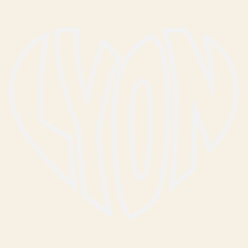 Lyon Herzlogo Linienkunst