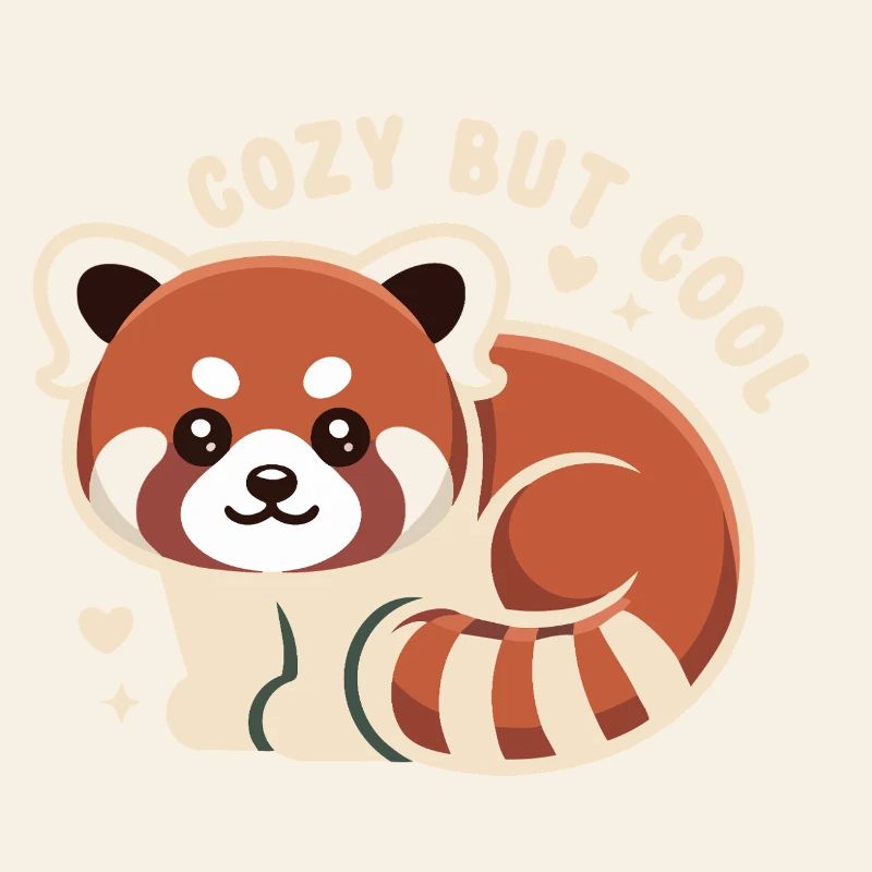 Cuddly Red Panda CUTE BUT COOL