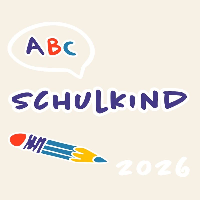 Schulkind 2026 ABC Einschulung Stift