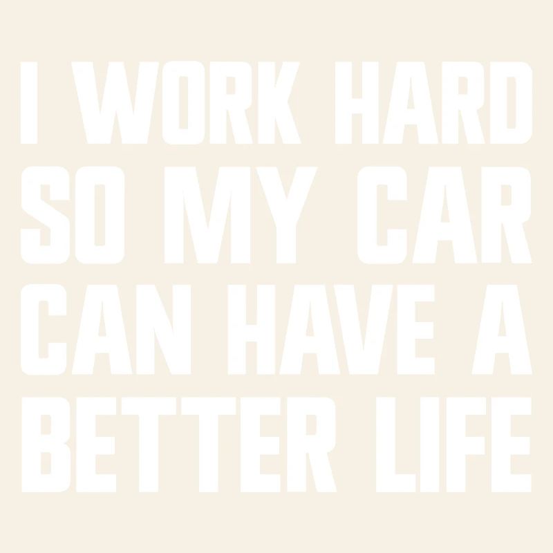 I'm working hard to make my car have a better life.
