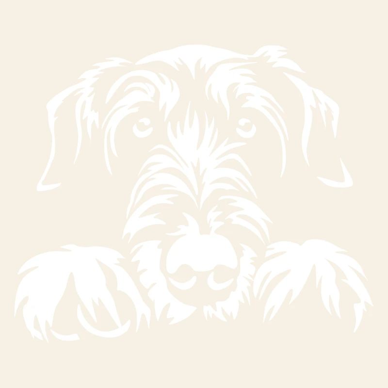 Irish Wolfhound Kopf "Black Edition"
