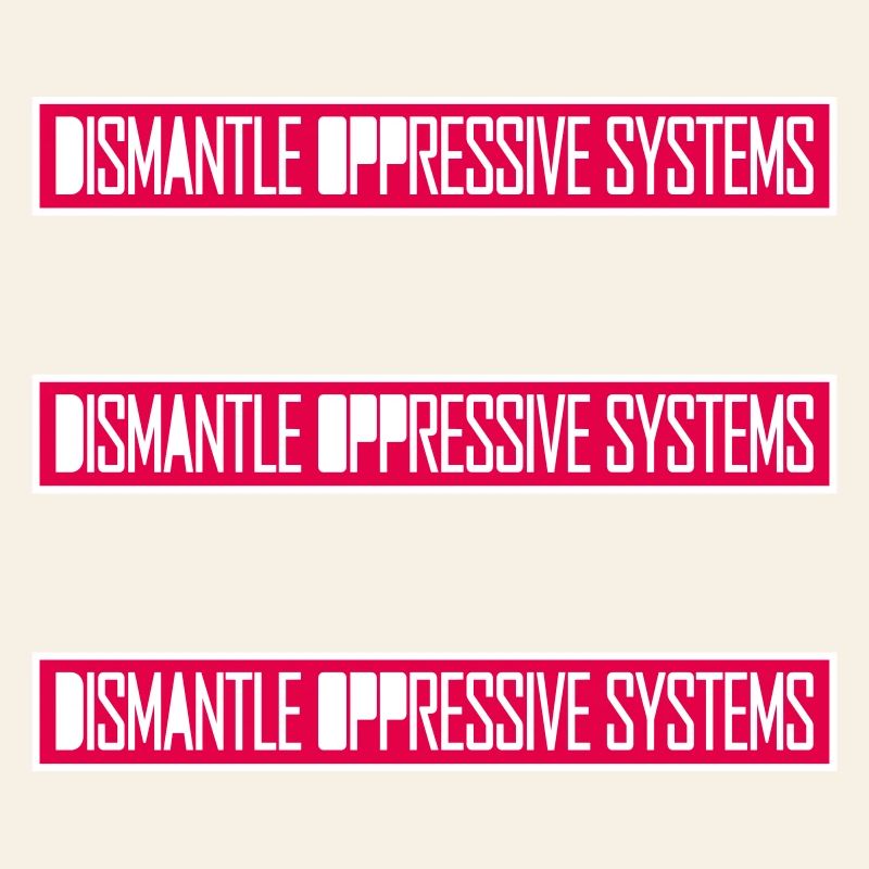 Dismantle Oppressive Systems Activism Statement