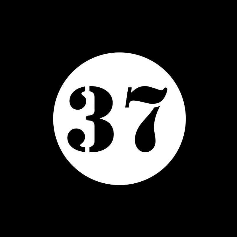 NUMÉRO 37 trente-sept cadeau d'anniversaire