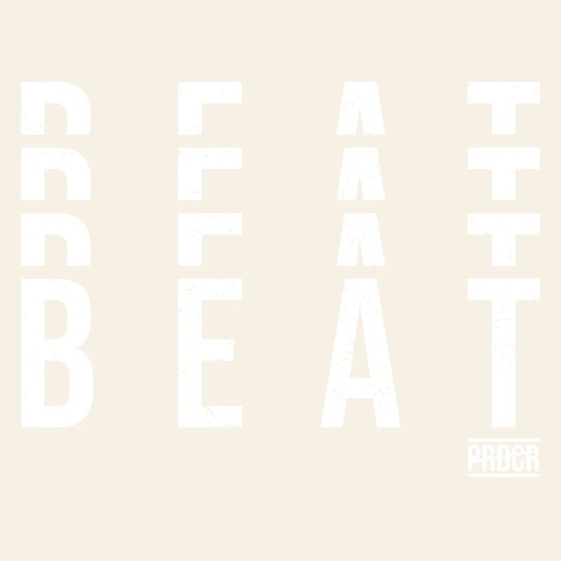 Beats Vertikale Typografie