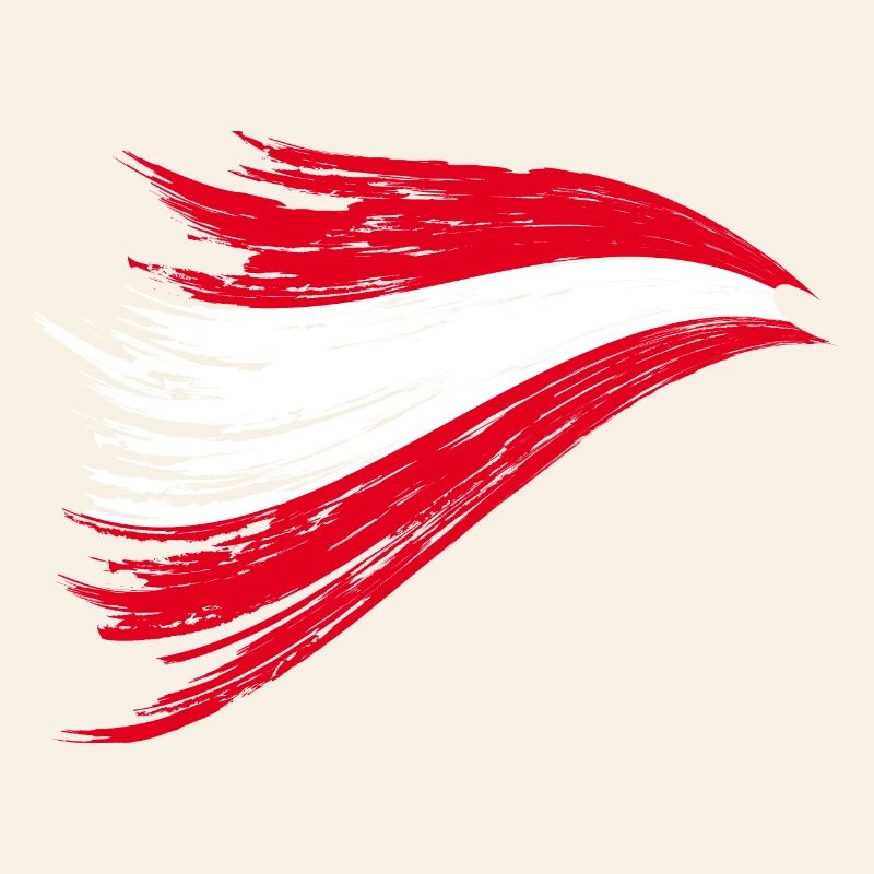 stormy Austrian flag frayed
