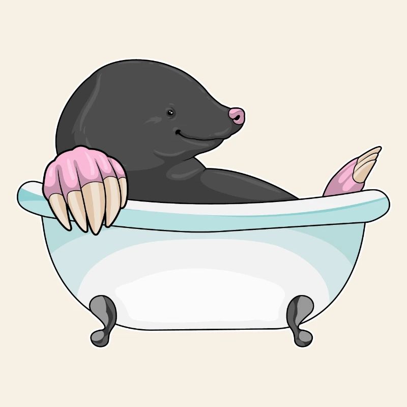 Baignoire taupe