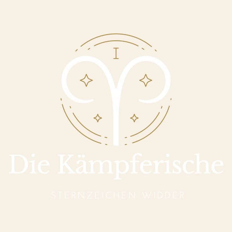 Widder Sternzeichen Logo Widder