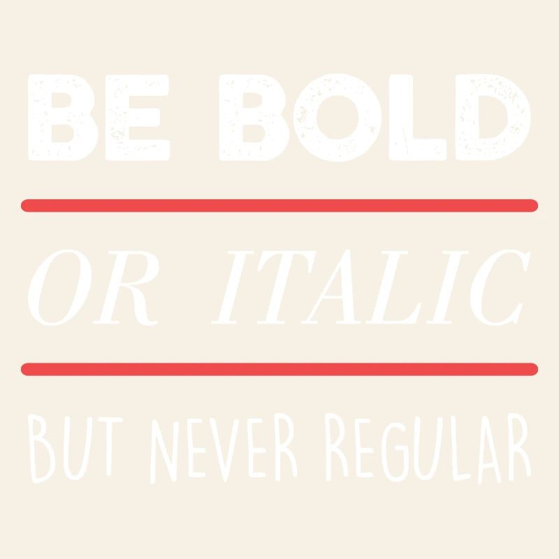 Be Bold (dark)