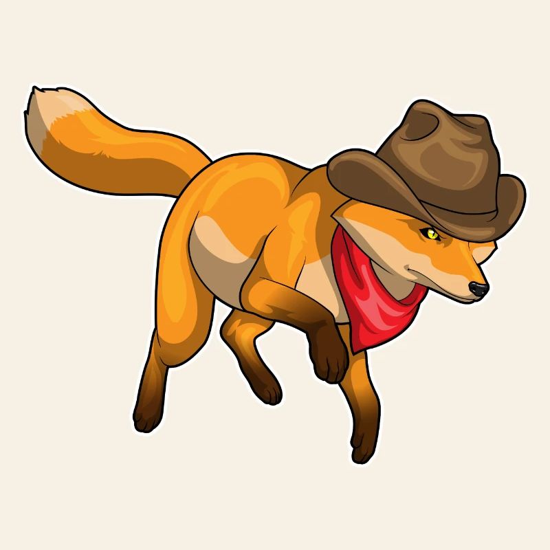 Fox Cowboy Cowboy Hat