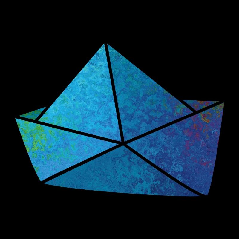 Papierboot Meeresgrund Boot Schiff Meer Kinder