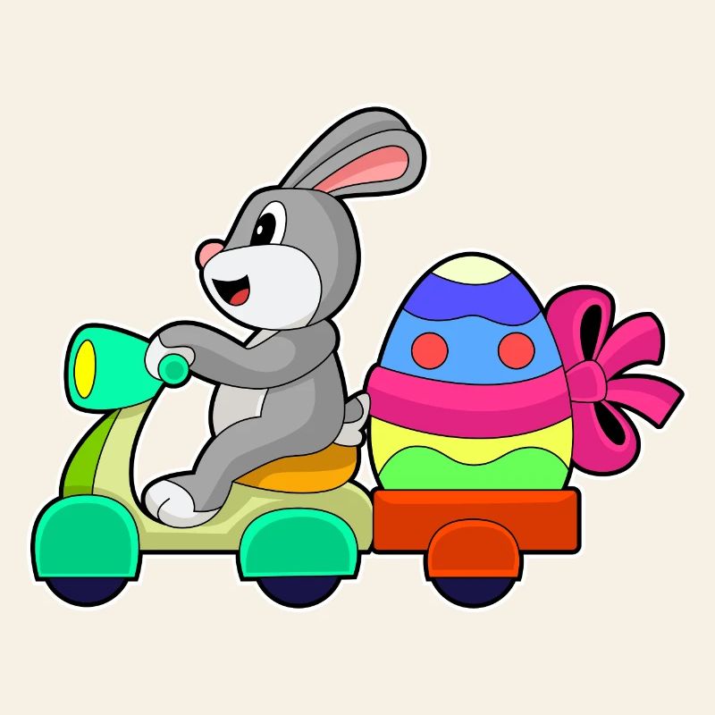 Service de livraison d’œufs de Pâques lapin