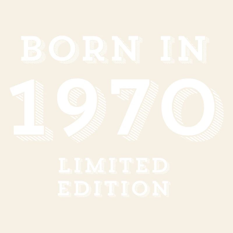 1970, année de naissance, vintage