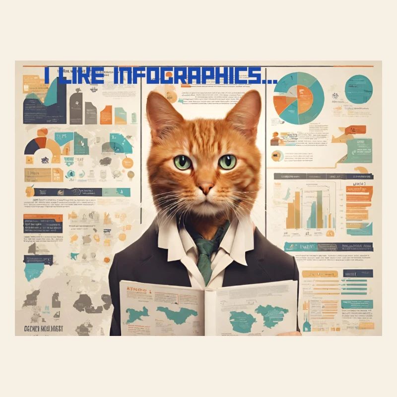 Infografik Katze