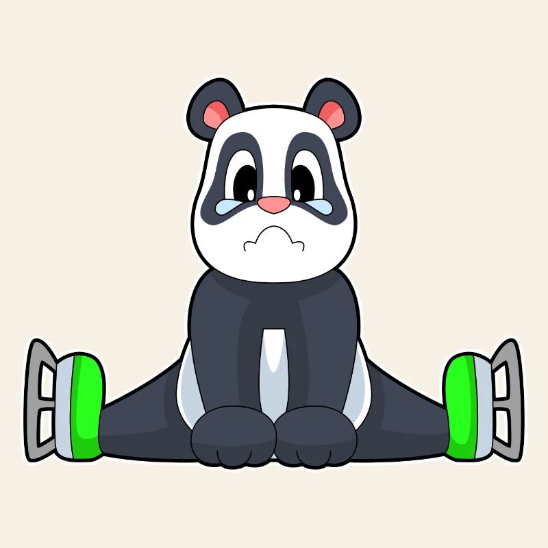 Patins à glace Panda