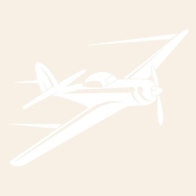 Propeller Plane Sketch