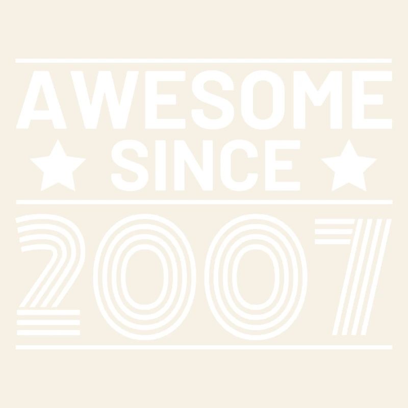 Geburtstag Retro Awesome seit 2007